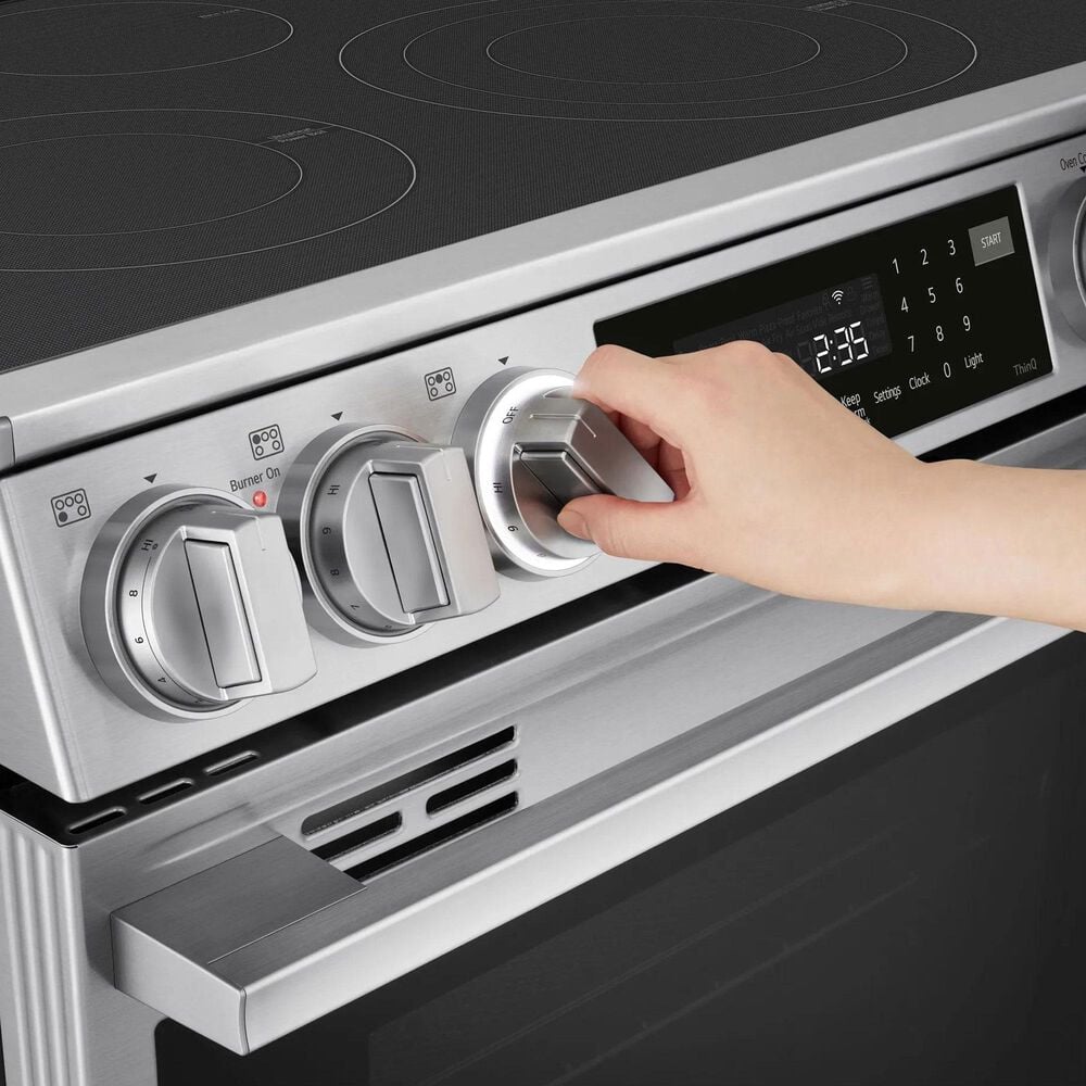 LG 6.3 Cu. Ft. Slide-in Electric Range in PrintProof Stainless Steel, , large