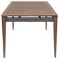 Blue River Orbit Outdoor Rectangular Dining Table in Weathered Brown - Table Only, , large