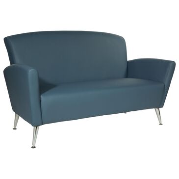 OSP Home Stationary Loveseat in Dillon Blue, , large