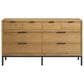 Hawthorne Furniture Newport 3-Piece King Panel Bedroom Set in Natural Oak, , large
