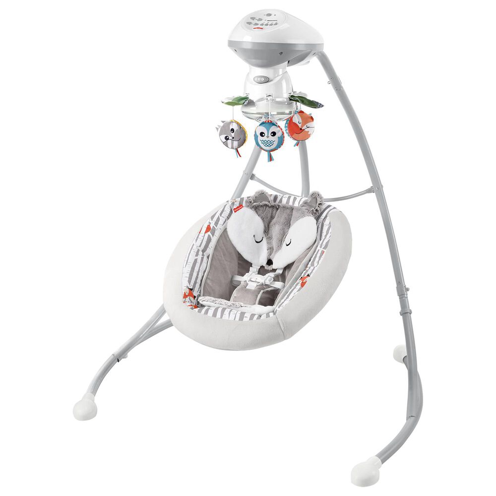 Fisher-Price Peek-a-boo Fox Cradle "n Swing, , large