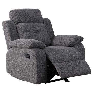 Titanic Furniture Bellinda Manual Recliner in Gray, , large