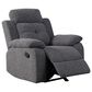 Titanic Furniture Bellinda Manual Recliner in Gray, , large