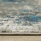 Oriental Weavers Venice Rimini 5"3" x 7"3" Blue and Beige Area Rug, , large