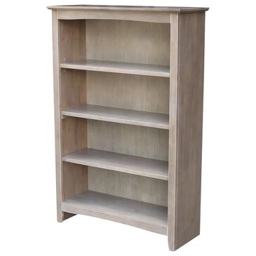 International Concepts Shaker 48" Bookcase in Washed Gray Taupe, , large
