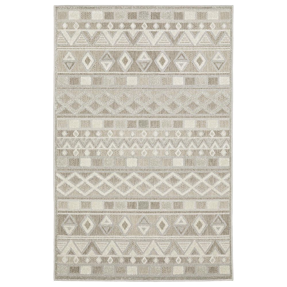 Oriental Weavers Tangier TAN09 2"3" x 7"6" Beige Runner, , large