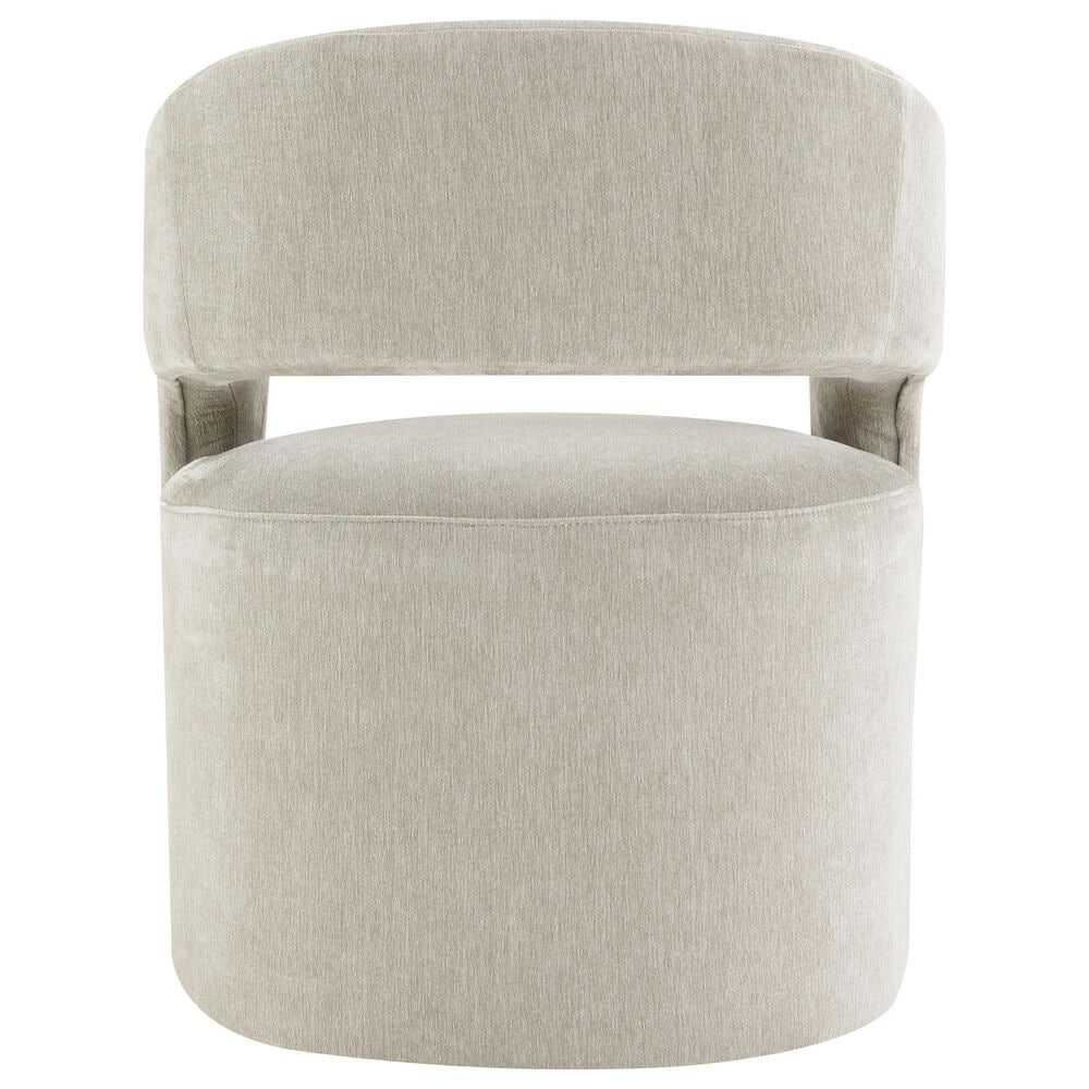 Furniture of America Rivena Modern Arm Chair with Casters in Taupe, , large