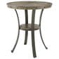 Linon Home Decor Franklin Bar Height Pub Table in Pewter and Grey Wash - Table Only, , large