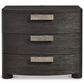 Bernhardt Geneve Queen Upholstered Wingback Bed with Dresser and Nightstand in Robor, , large