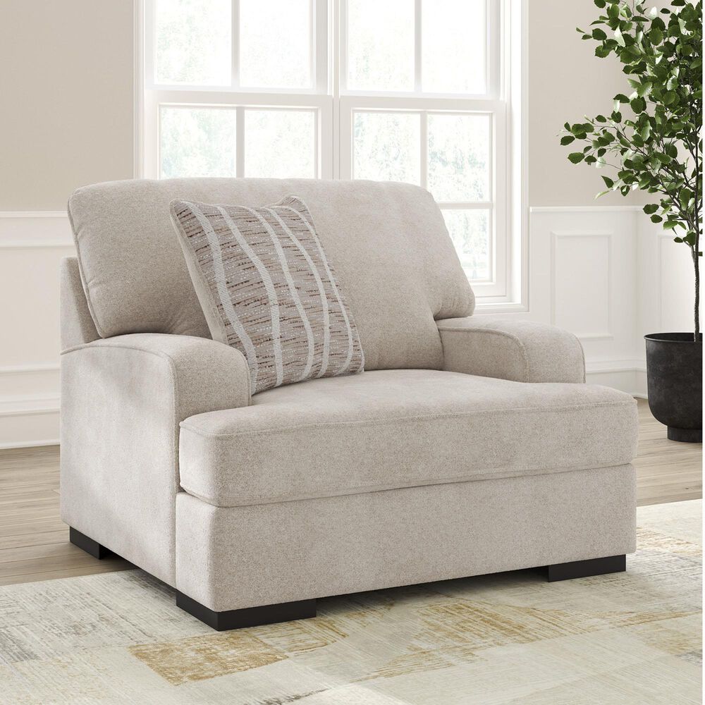 Ashley High Profile Chair and a Half in Taupe, , large