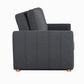 Serta Galloway Convertible Sofa in Charcoal, , large