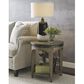 Kincaid Plank Road Artisans Round End Table in Stone, , large