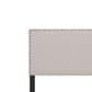 Richlands Furniture Willow Queen Upholstered Panel Bed in Gray Fog, , large