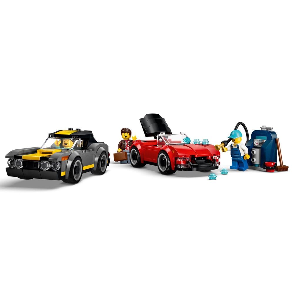 LEGO City Drive-Through Car Wash Building Set, , large