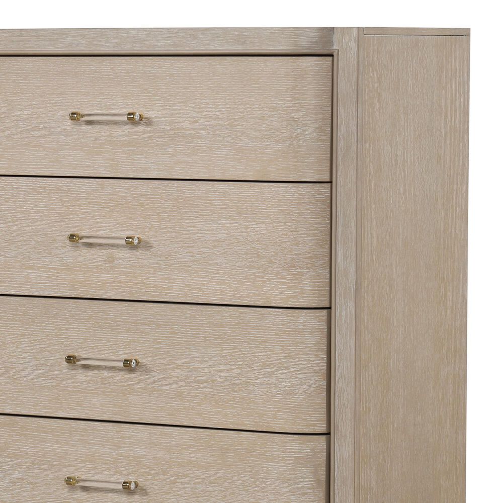 Furniture of America Candra 5-Drawer Chest in Natural Oak, , large