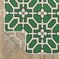Oriental Weavers Havana Ivory and Green 6"7" x 9"2" Indoor/Outdoor Area Rug, , large