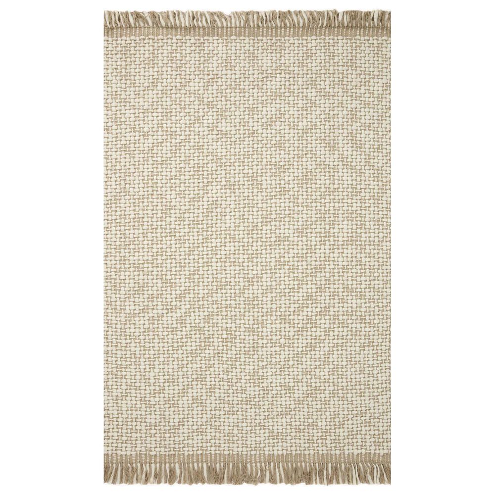 Amber Lewis x Loloi Yellowstone 7"9" x 9"9" Natural and Ivory Area Rug, , large