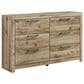 Ashley Hyanna 5-Piece Queen Bedroom Set in Golden Rustic, , large