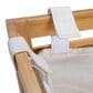 Household Essentials Slatted Hamper with Cushioned Lid and Removable Bag in Natural, , large