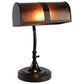 Timberlake Mission Style Bankers Lamp in Black, , large