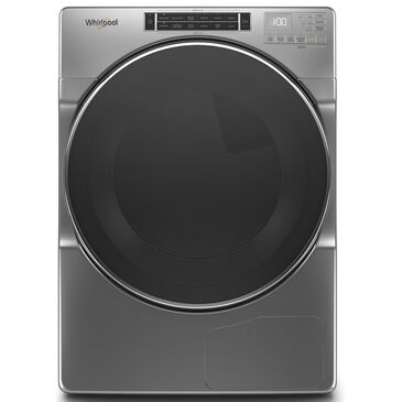 Whirlpool 7.4 Cu. Ft. Heat Pump Electric Dryer with Steam in Chrome Shadow, , large