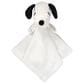 Lambs and Ivy Classic Snoopy Lovey Plush Security Blanket in White and Black, , large
