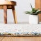 Safavieh Micro-Loop Geometric 5" Square Blue and Green Area Rug, , large