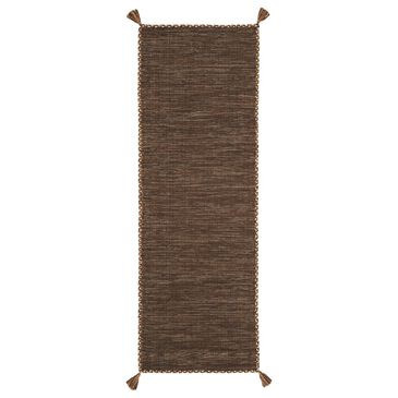 Safavieh Montauk 2"3" x 6" Brown and Black Runner, , large