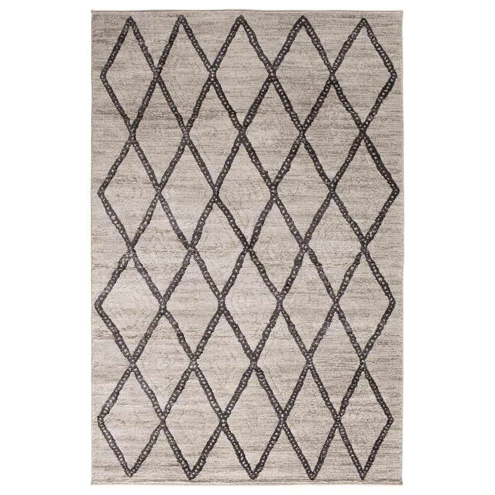 Central Oriental Corso Forster 5" x 7"6" Tan and Brown Area Rug, , large