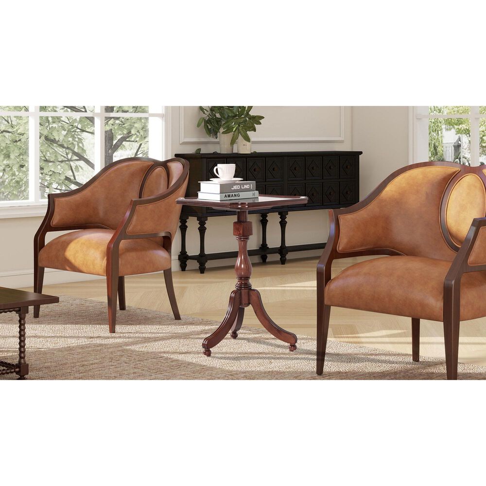 Jennifer Taylor Home Mabel Side Table in Rich Walnut, , large