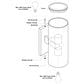 Vaxcel Chiasso 14.25" 2-Light Outdoor Wall Sconce in Deep Bronze, , large
