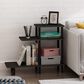 HOMLUX 3-Tier Sofa Side End Table in Espresso, , large