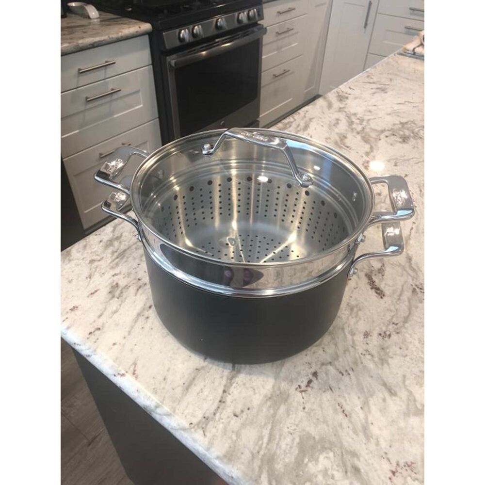 All-Clad Simply Strain Nonstick Multipot with Strainer Lid, 6-Qt.