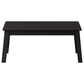HOMLUX 1-Tier Rectangular Coffee Table in Espresso, , large