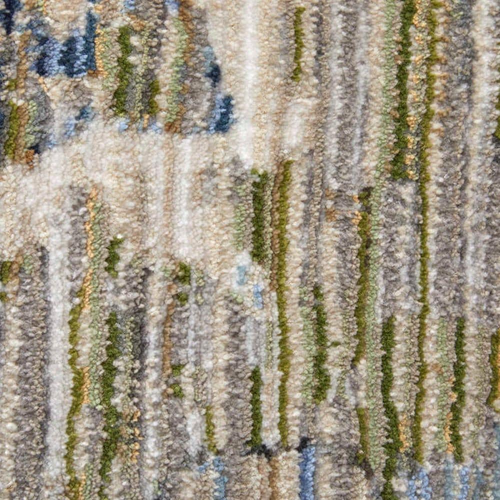 Feizy Melrose 2&#39; x 3&#39; Green and Ivory Area Rug, , large