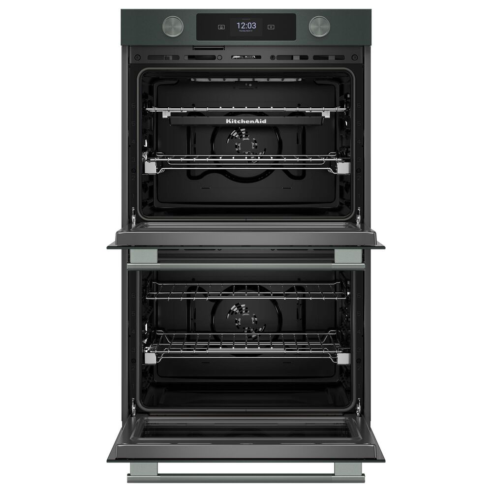KitchenAid 10 Cu. Ft. Smart Electric Double Wall Oven with Intelligent Cooking Camera in Juniper, , large