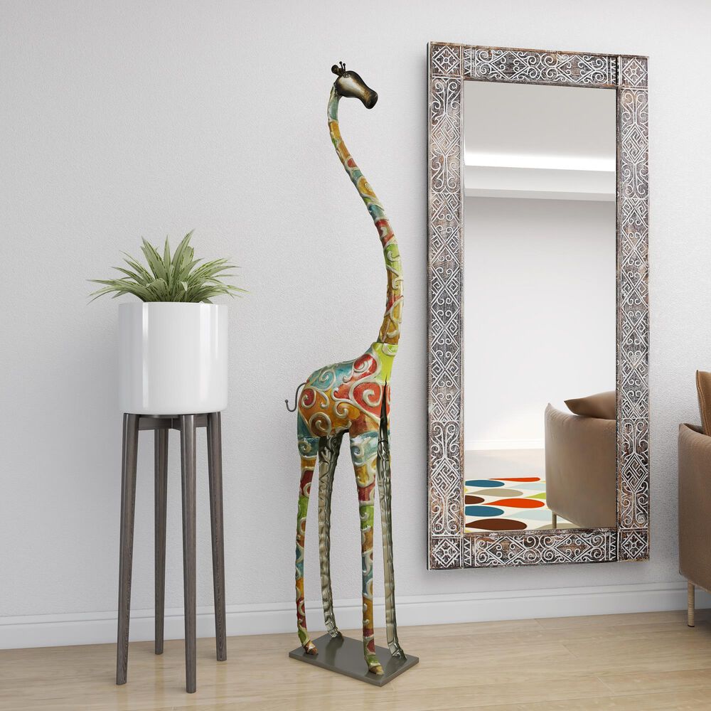 Maple and Jade Giraffe Sculpture in Multicolor, , large