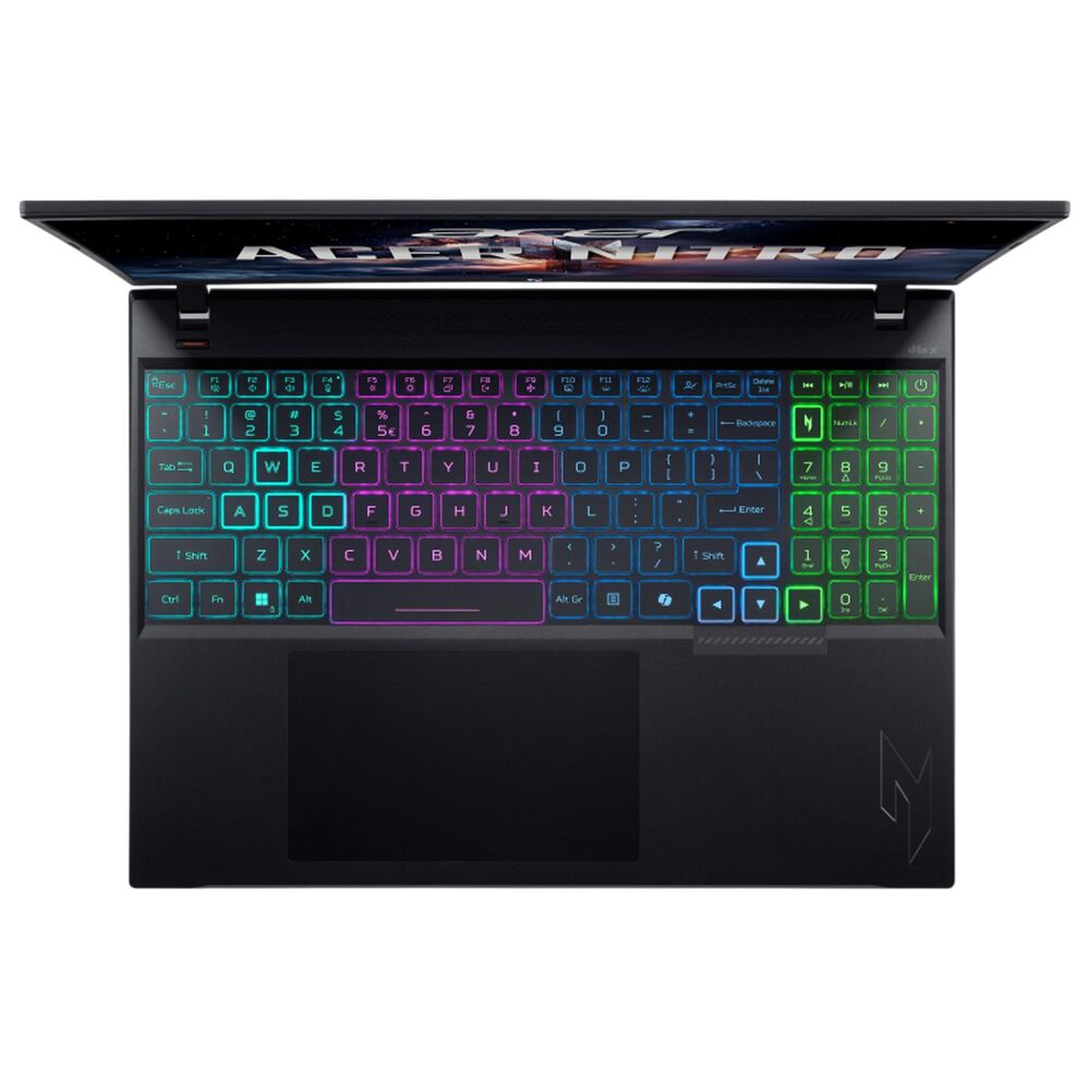 Acer 16" Clamshell Gaming Laptop | Intel Core 7 240H - 16GB RAM - NVIDIA GeForce RTX 5070 Graphics - 1TB SSD in Black, , large
