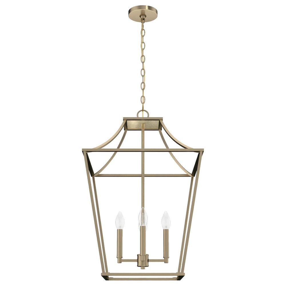 Hunter Laurel Ridge 18" 4-Light Lantern Pendant in Alturas Gold, , large