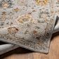 Surya Reina REN-2307 Light Gray, Cream, Denim, Rust, Mustard and Olive 7"10" x 10"2" Area Rug, , large