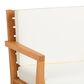 Linon Home Decor Carenen Patio Arm Chair in White, , large