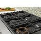 Cafe 48" Natural Gas Rangetop with Integrated Griddle in Matte White and Brushed Bronze, , large