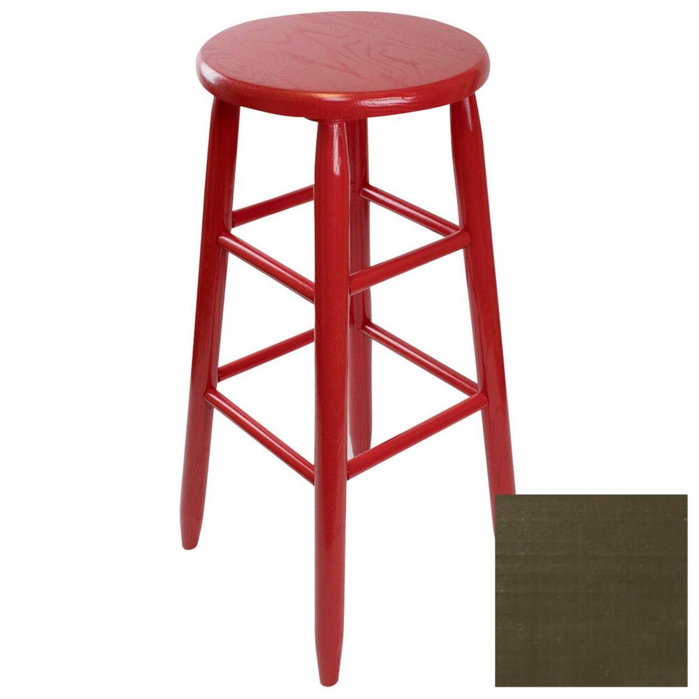 Lakeside Garland Round Barstool in Olive, , large