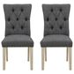 Valor Living Preston Side Chair with Charcoal Cushion (Set of 2), , large
