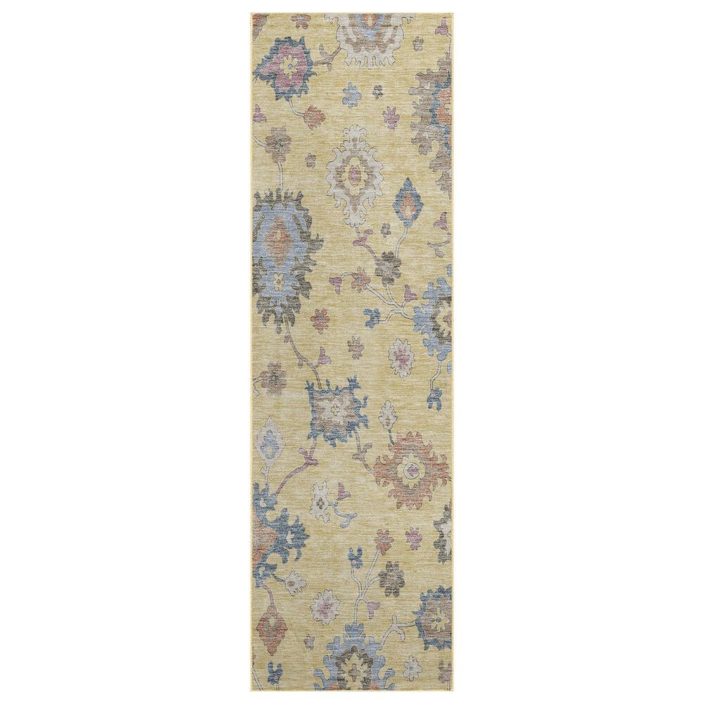 Dalyn Rug Company Hatay 2"3" x 7"6" Gold Runner, , large