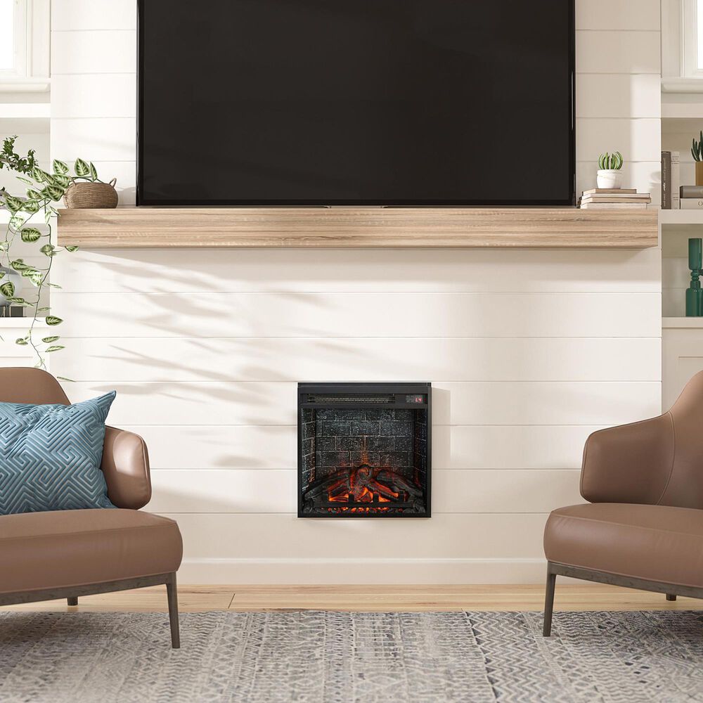 DHP 18&quot; Electric Fireplace Insert in Black, , large