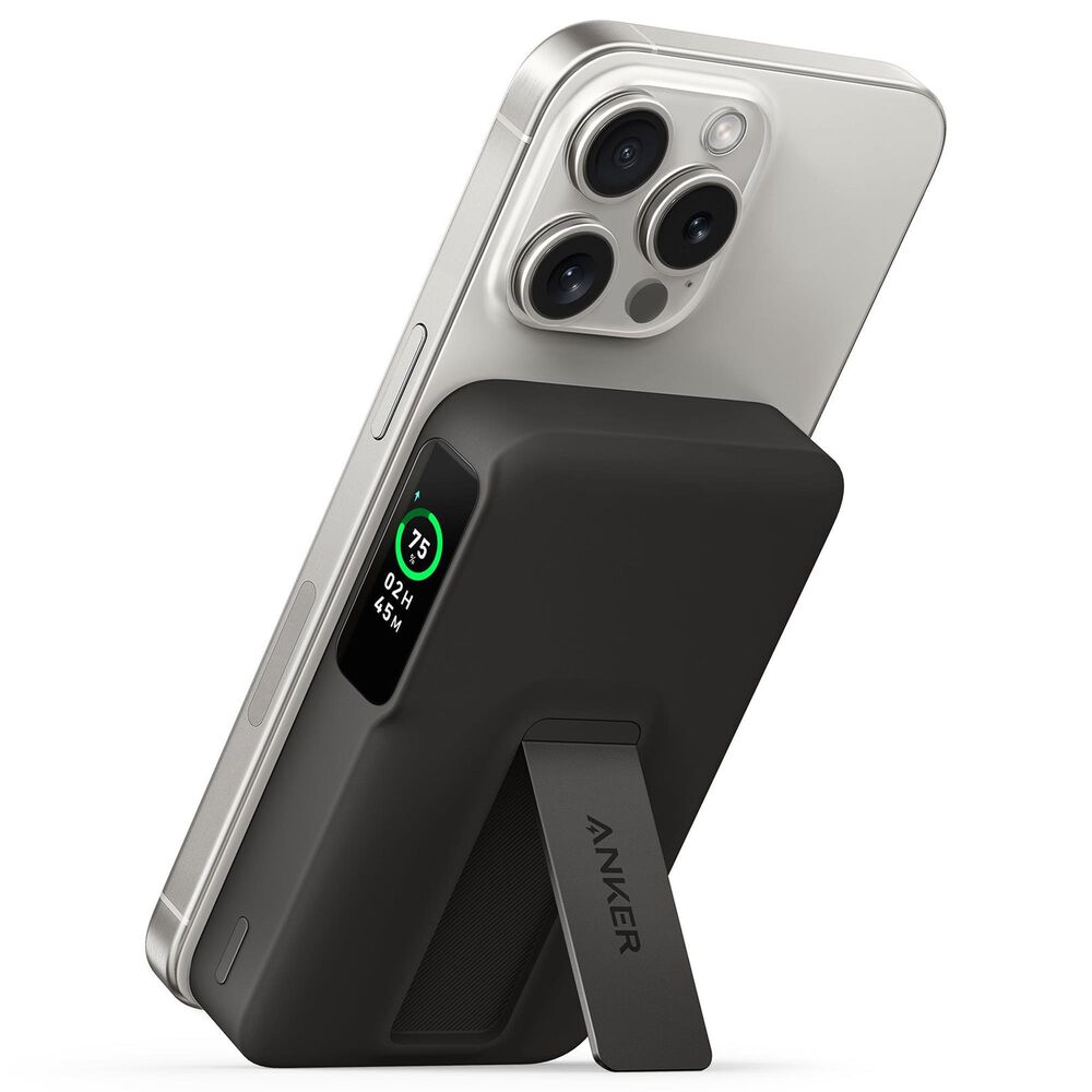 Anker MagGo Wireless Power Bank with Display in Black, , large