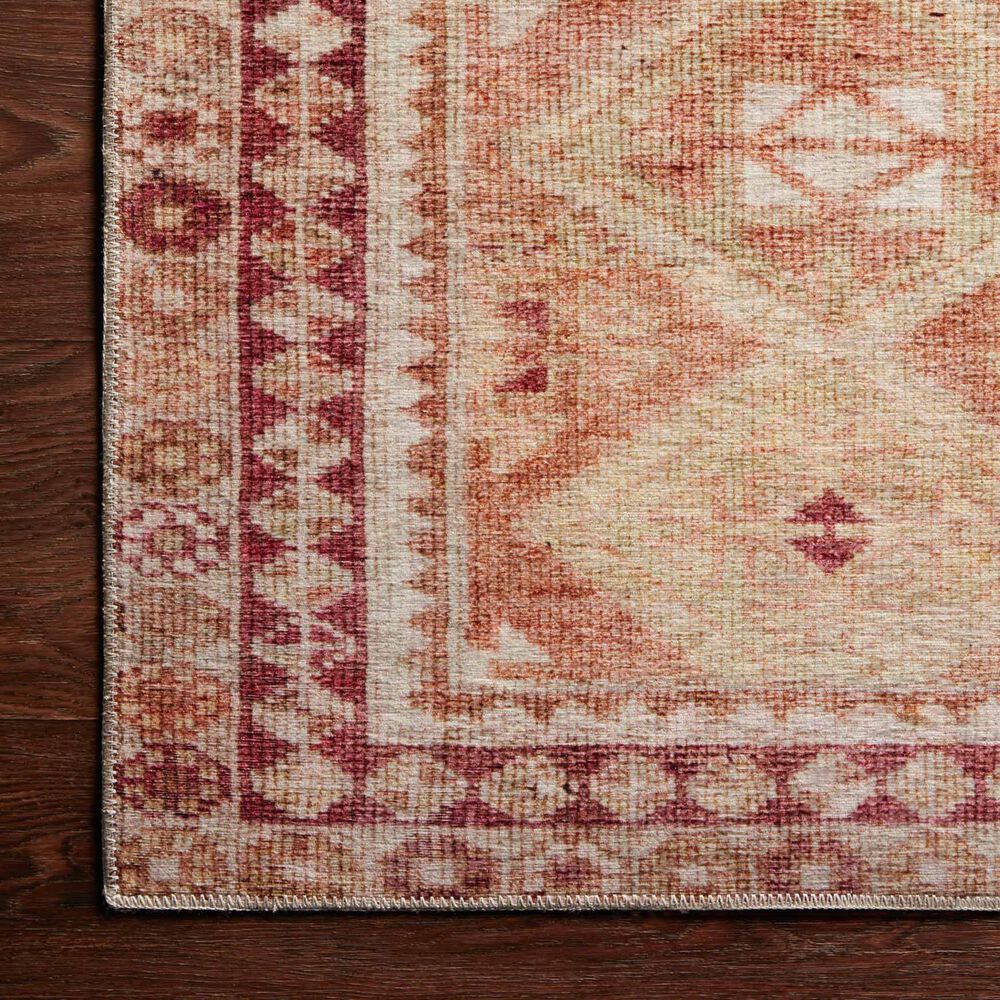 Loloi II Layla  2&#39; x 5&#39; Natural and Spice Area Rug, , large