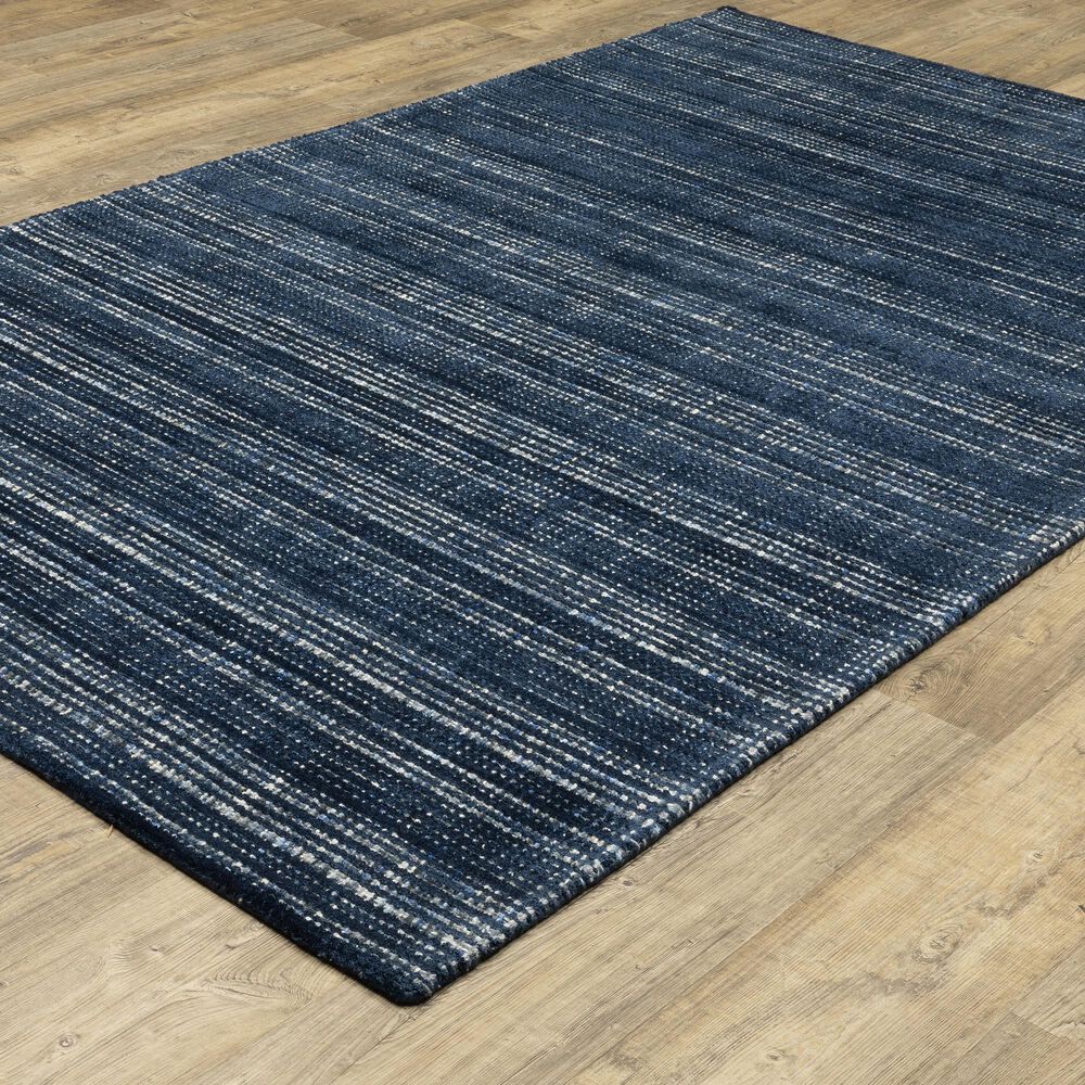 Oriental Weavers Circa 10&#39; x 13&#39; Navy and Blue Area Rug, , large