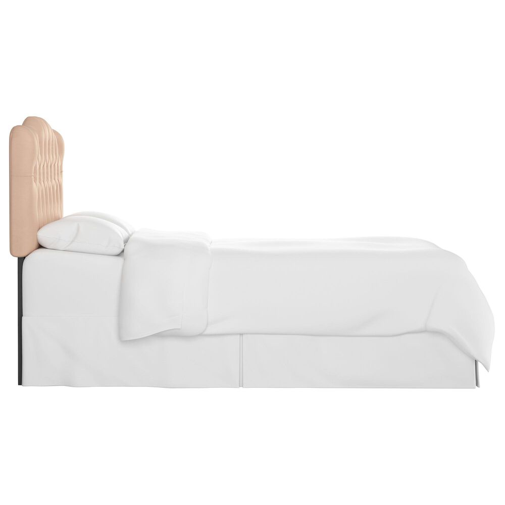 Skyline Furniture Queen Headboard in Velvet Soft Pink, , large